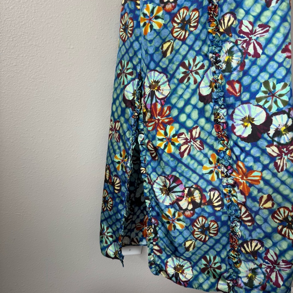 Ulla Johnson Sigrid Maxi Dress Azul Silk - Picture 6 of 10